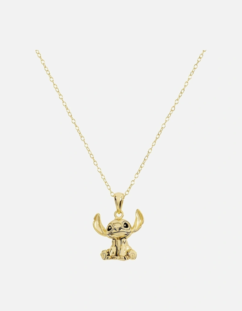 Lilo & Stitch Gold Plated Sterling Silver Pendant Necklace
