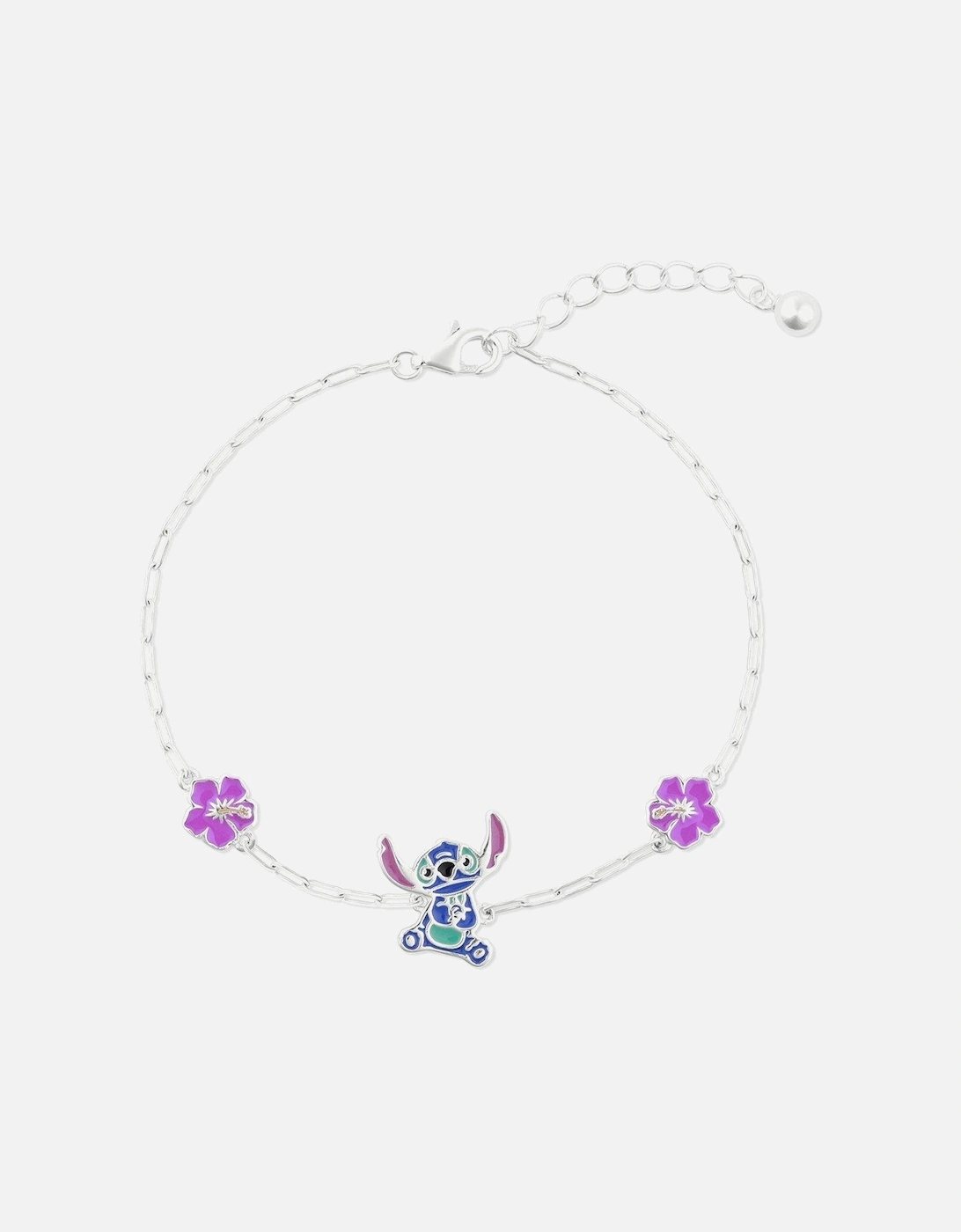 Sterling Silver Stitch and Flower Necklace, 2 of 1
