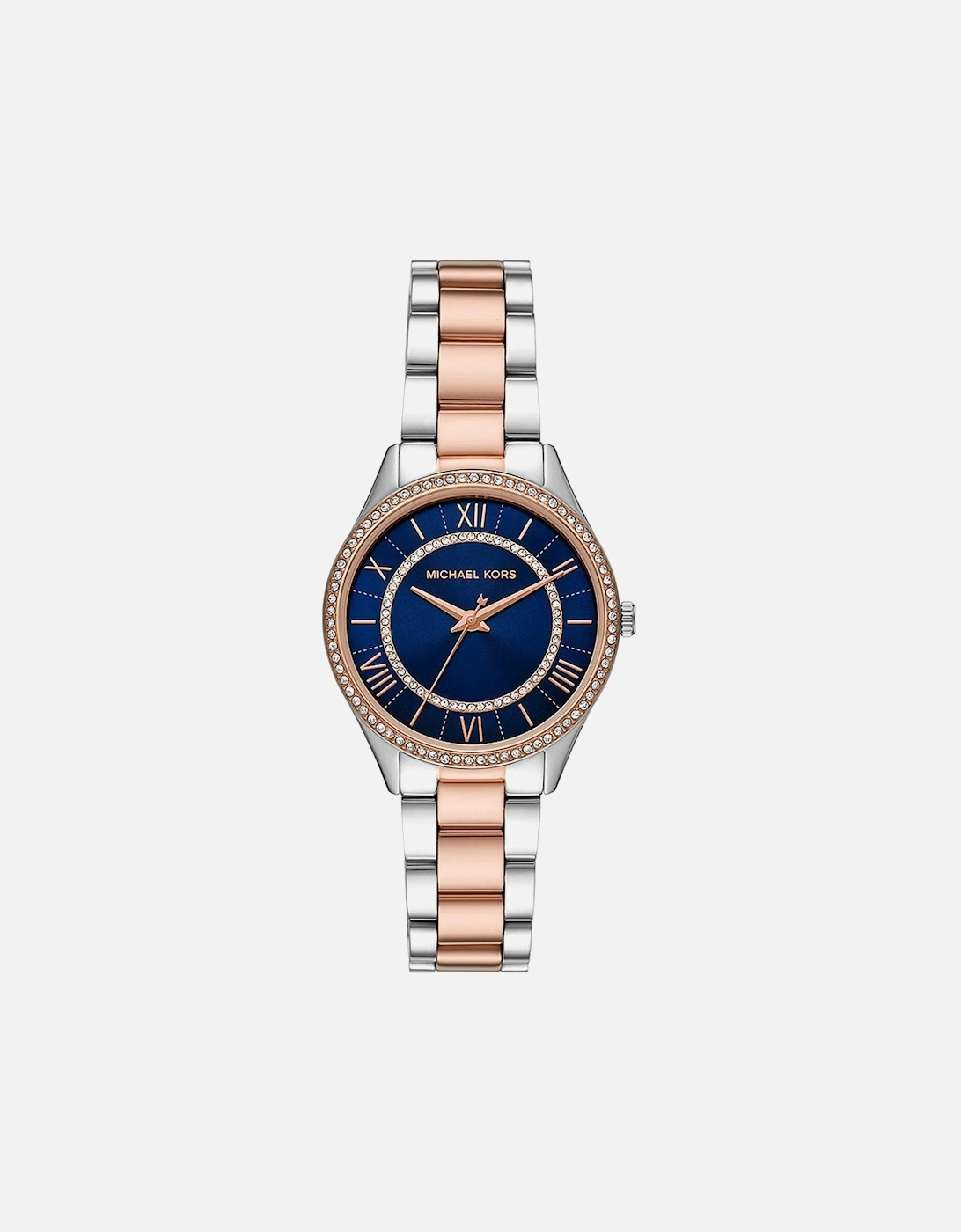 Lauryn Blue Dial Bi-Colour Stainless Steel Watch, 3 of 2