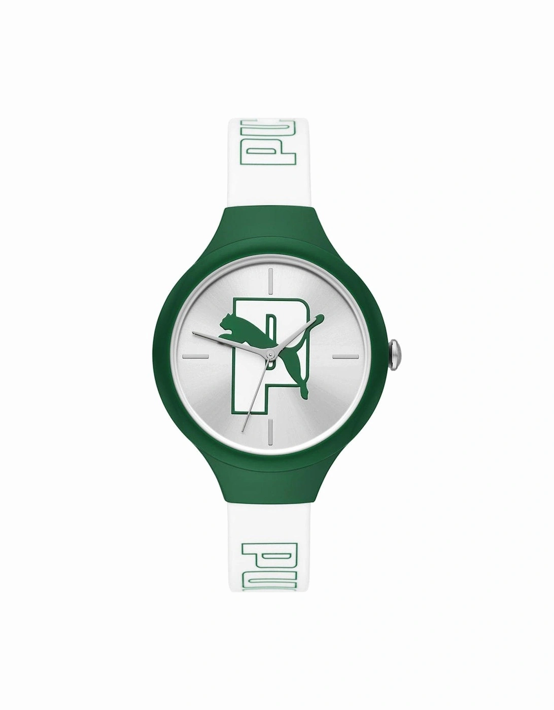 Contour 3-Hand Green and White Polyurethane Watch, 2 of 1