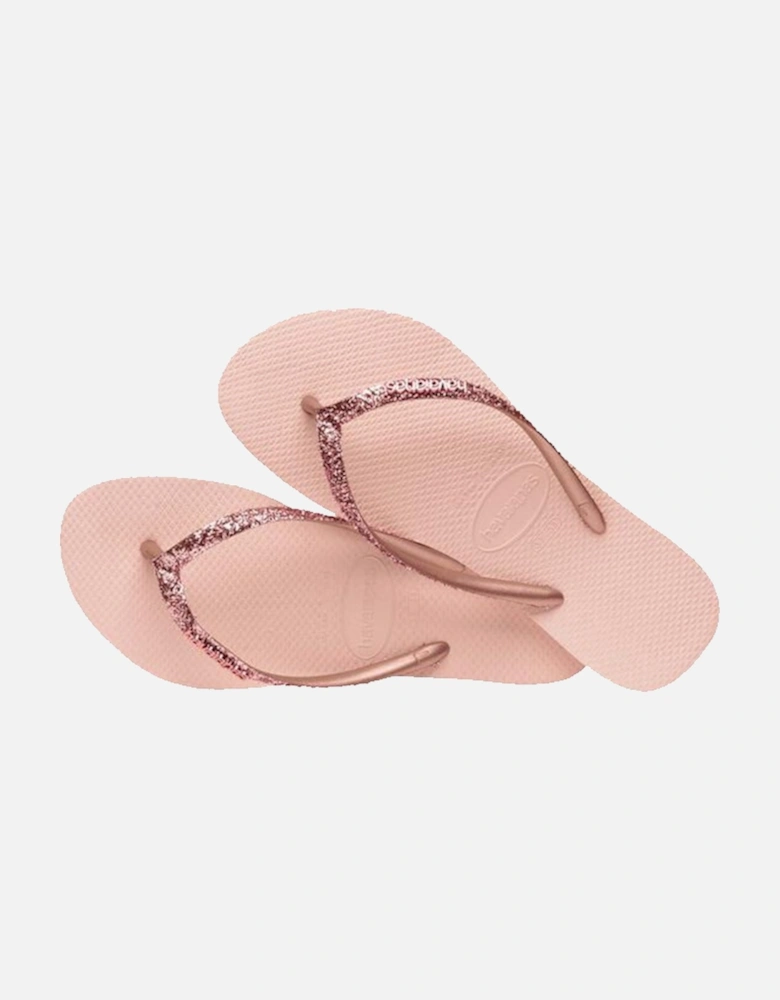 Women's Slim Glitter Flip Flops