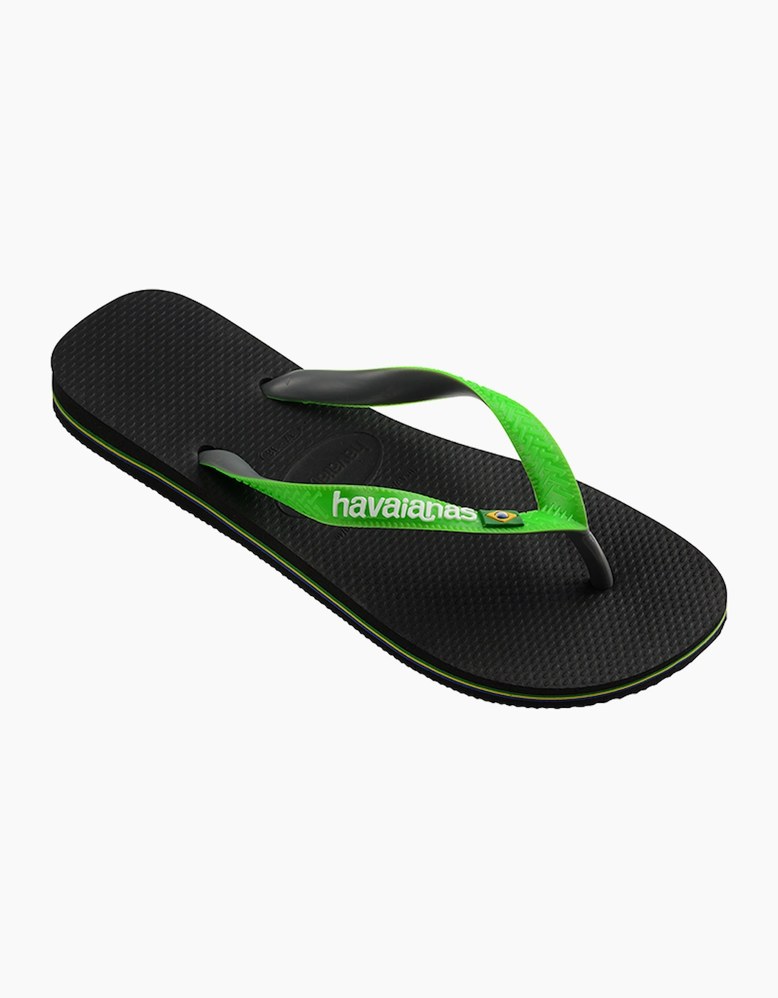 Havaianas Havaianas Men's Brasil Logo Flip Flops - Black/Multi