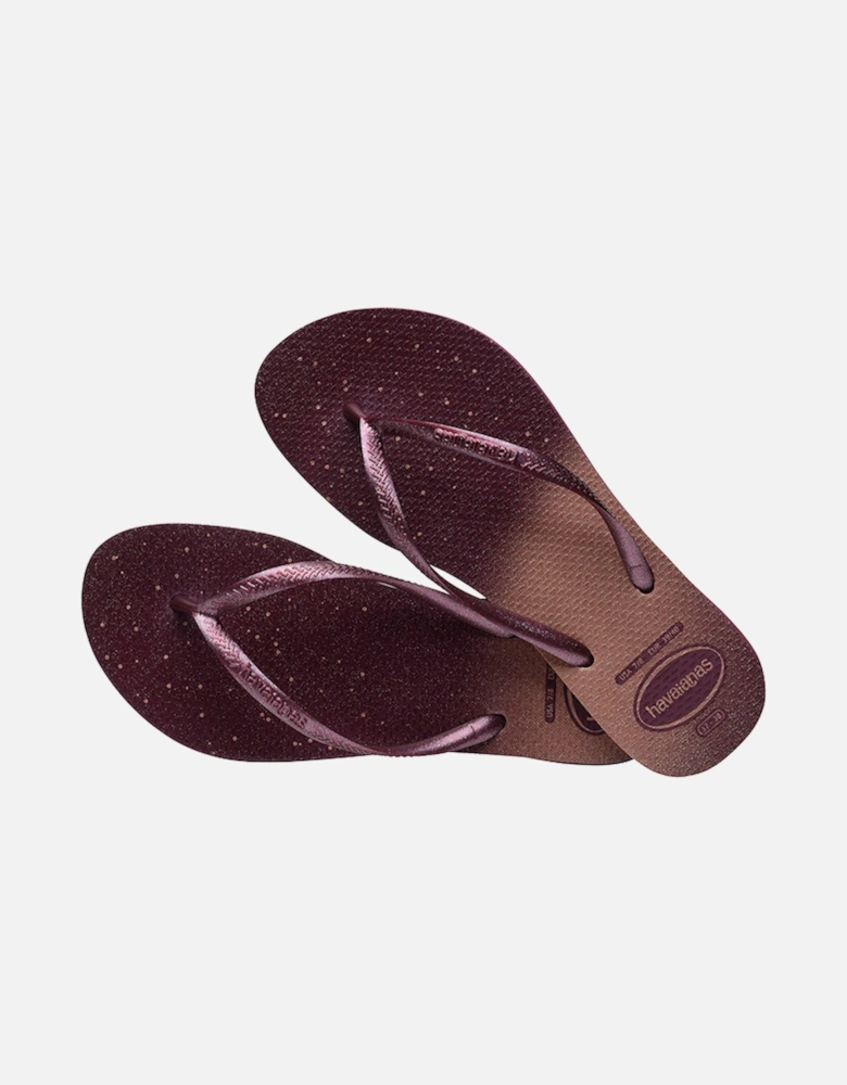 Women's Slim Gloss Flip Flops