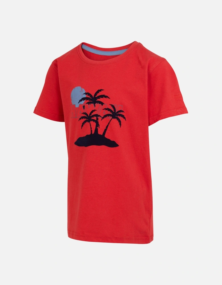 Childrens/Kids Bosley VII Hawaii Palm Tree T-Shirt