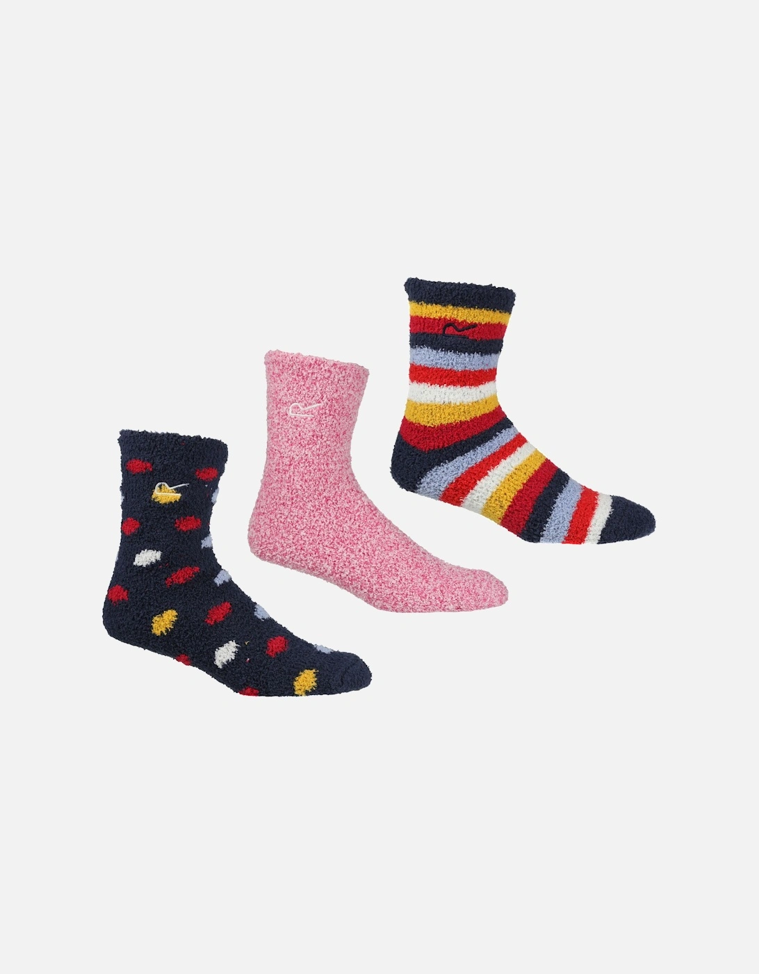 Womens/Ladies Cosy Socks (Pack of 3), 3 of 2