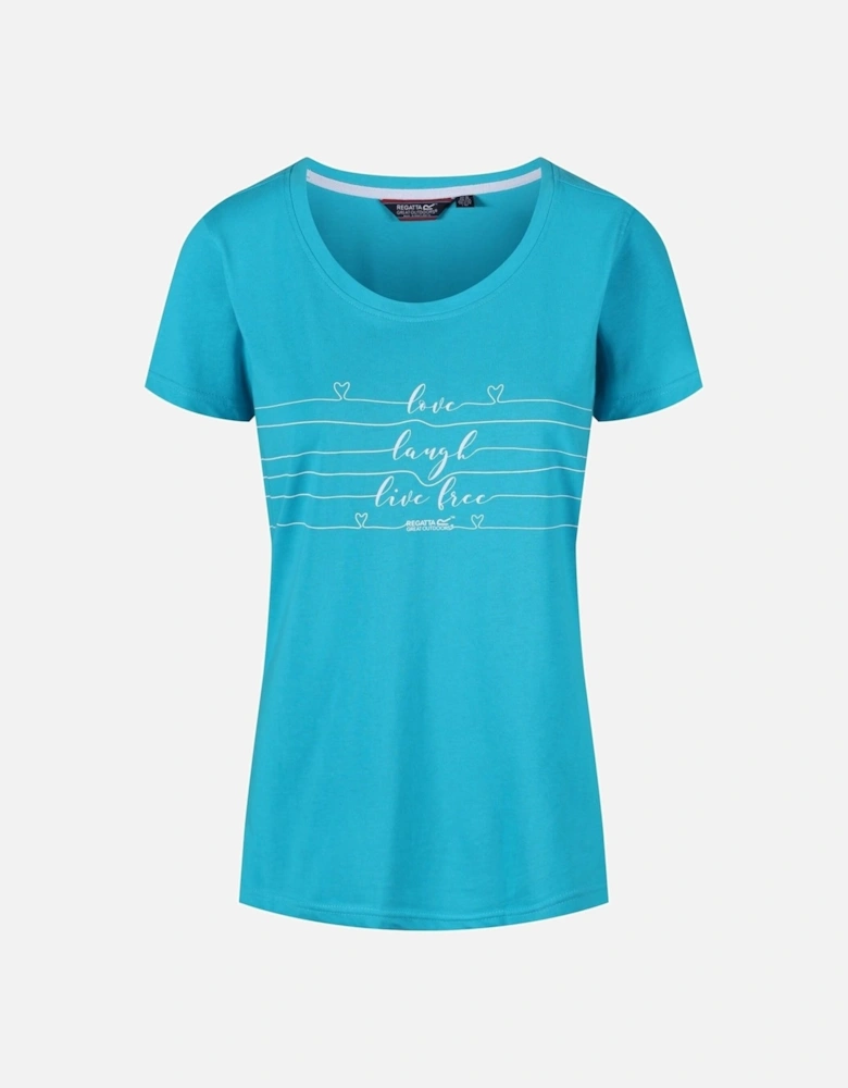 Womens/Ladies Filandra III Graphic Print Coolweave T-Shirt