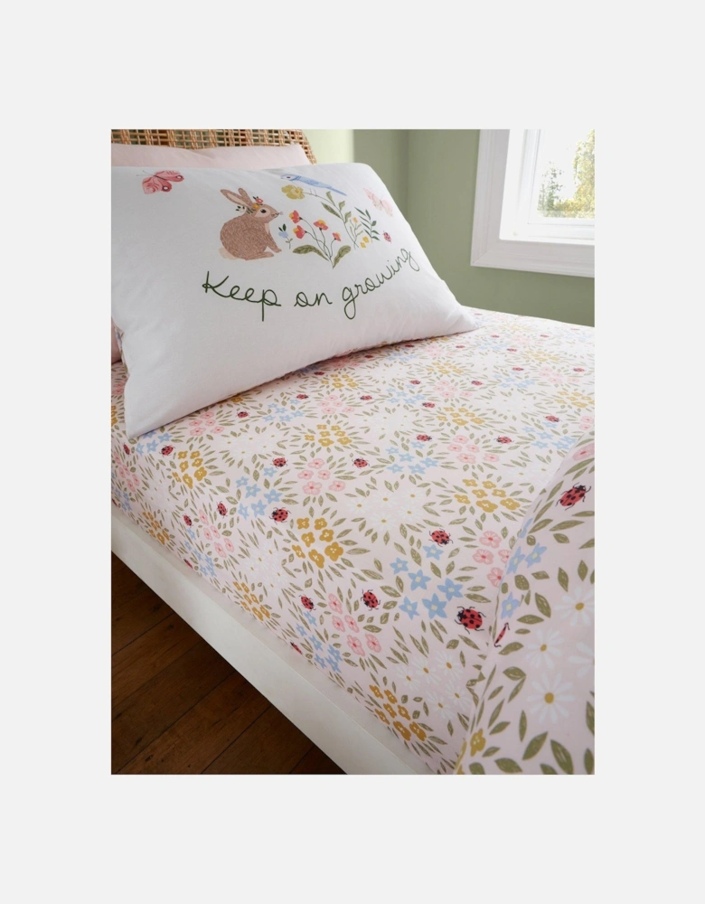 Garden Animals Single Fitted Sheet