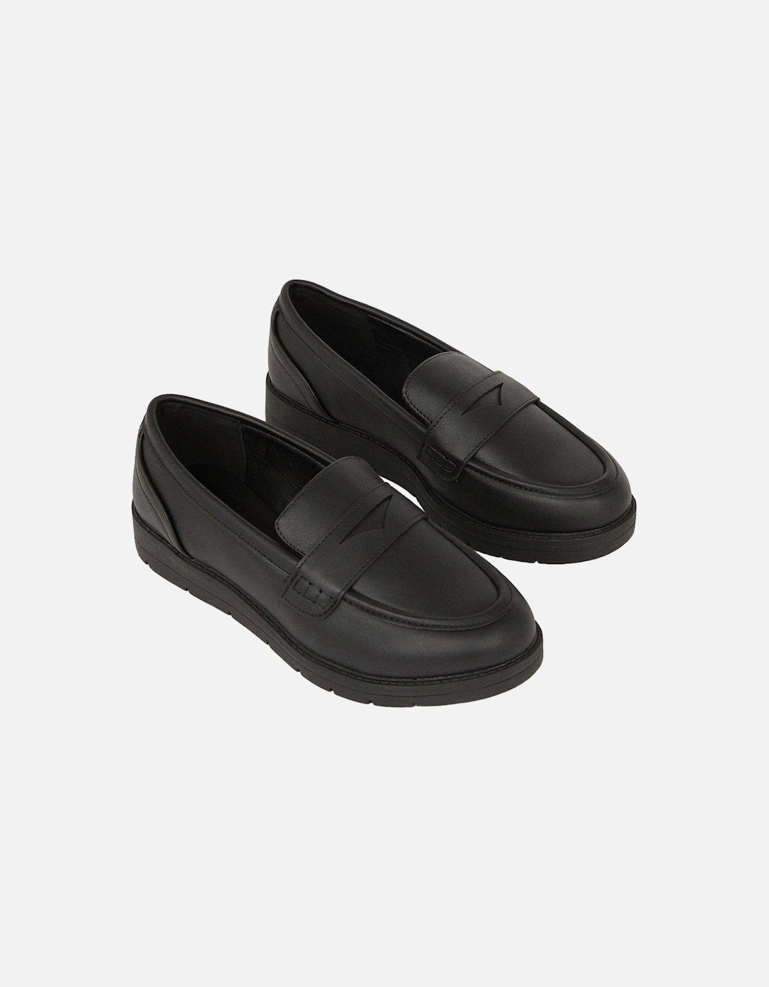 Womens/Ladies Lilly Slip-on Wedge Loafers, 4 of 3