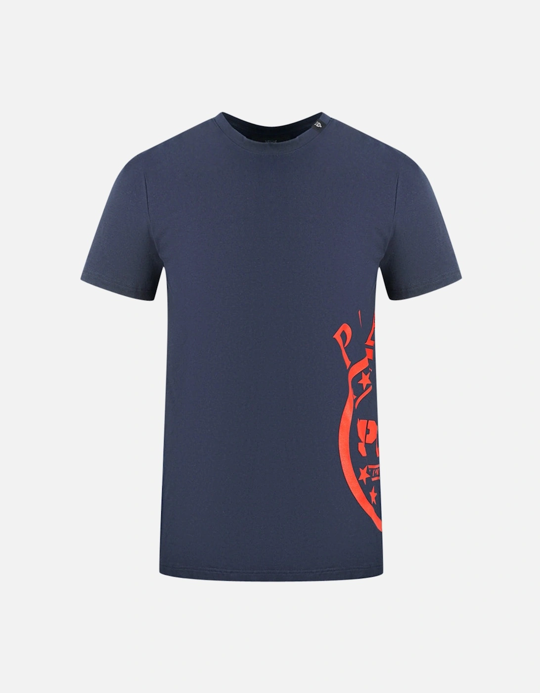 Plein Sport Side Logo Navy Blue T-Shirt, 3 of 2