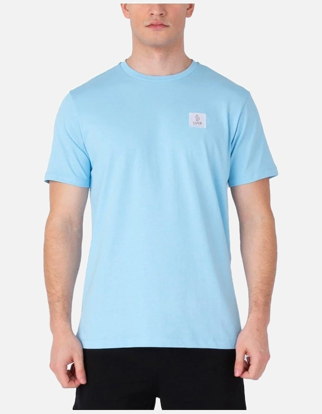 Luke Brunei Patch T-shirt Sky Blue, 5 of 4