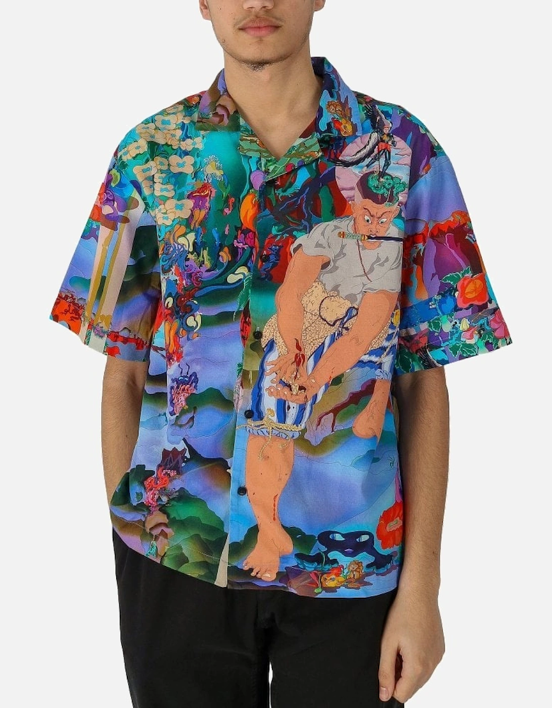 Hedi Thami All Over Print Multicolour Shirt, 5 of 4