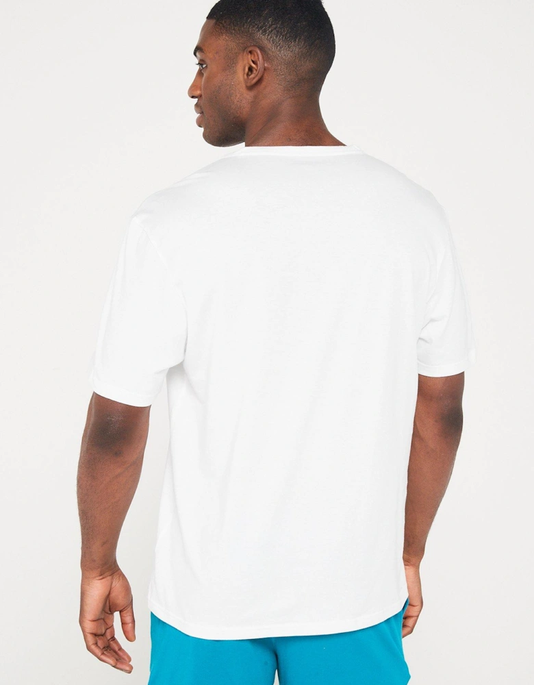 Loungewear Crew Neck T-Shirt - White