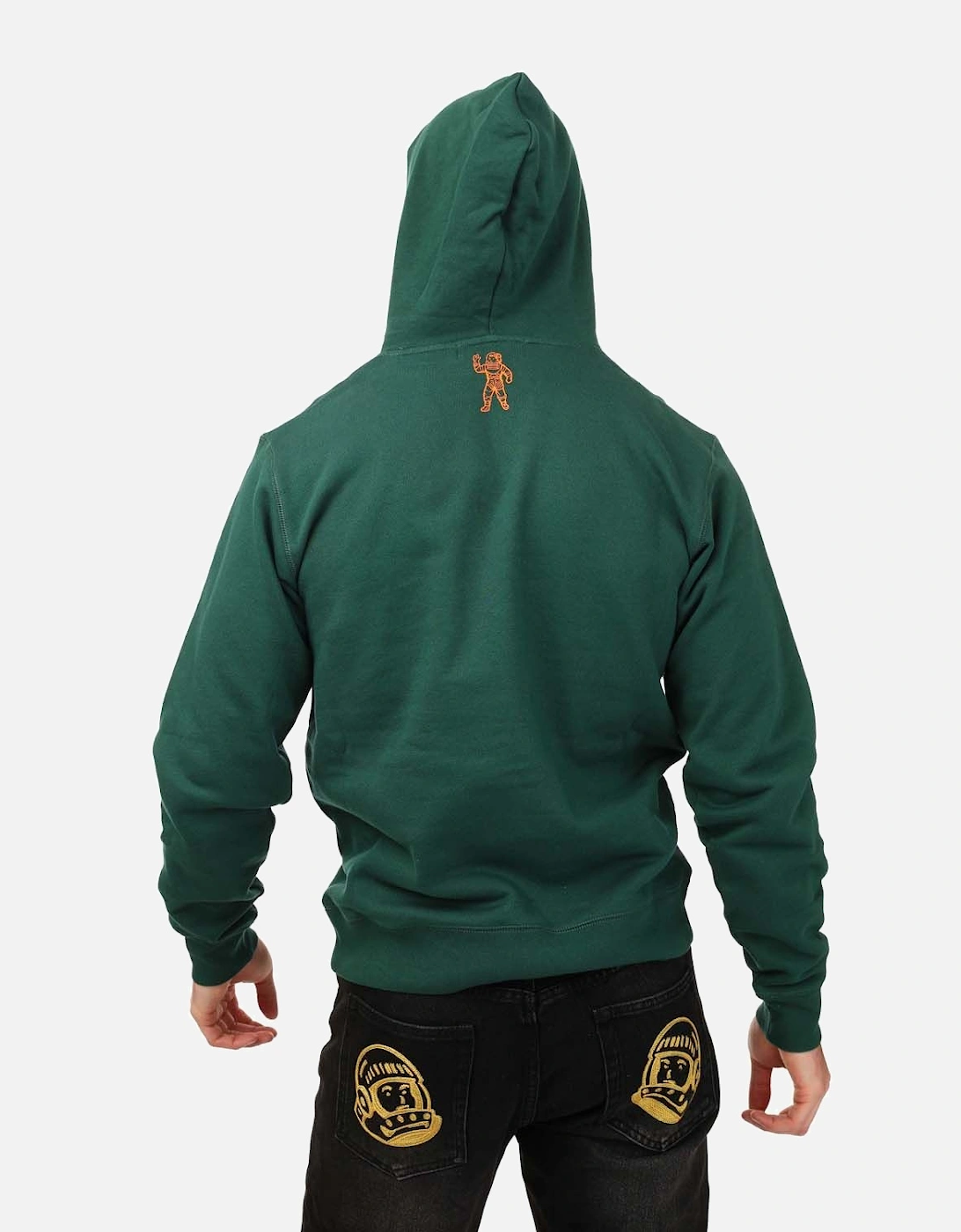 Mens Small Arch Logo Pullover Hoodie