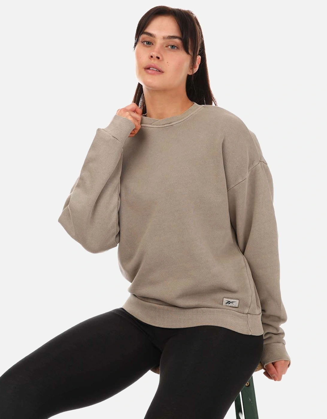 Womens Natural Dye Crewneck Sweatshirt