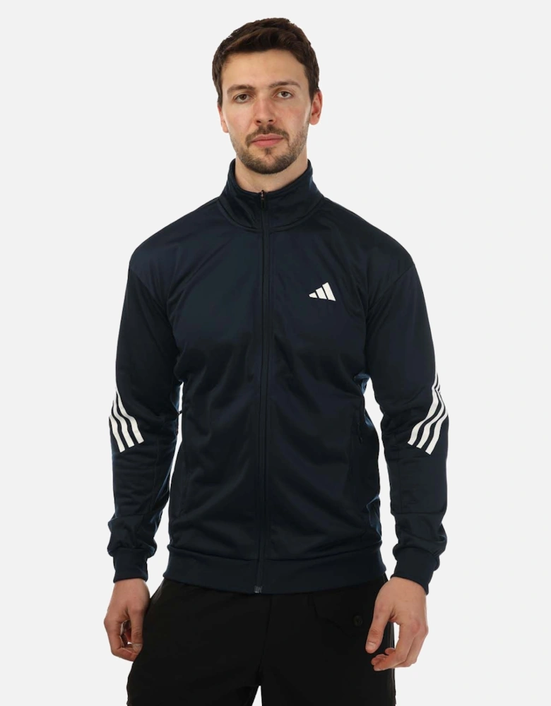 Mens 3 Stripes Knitted Jacket