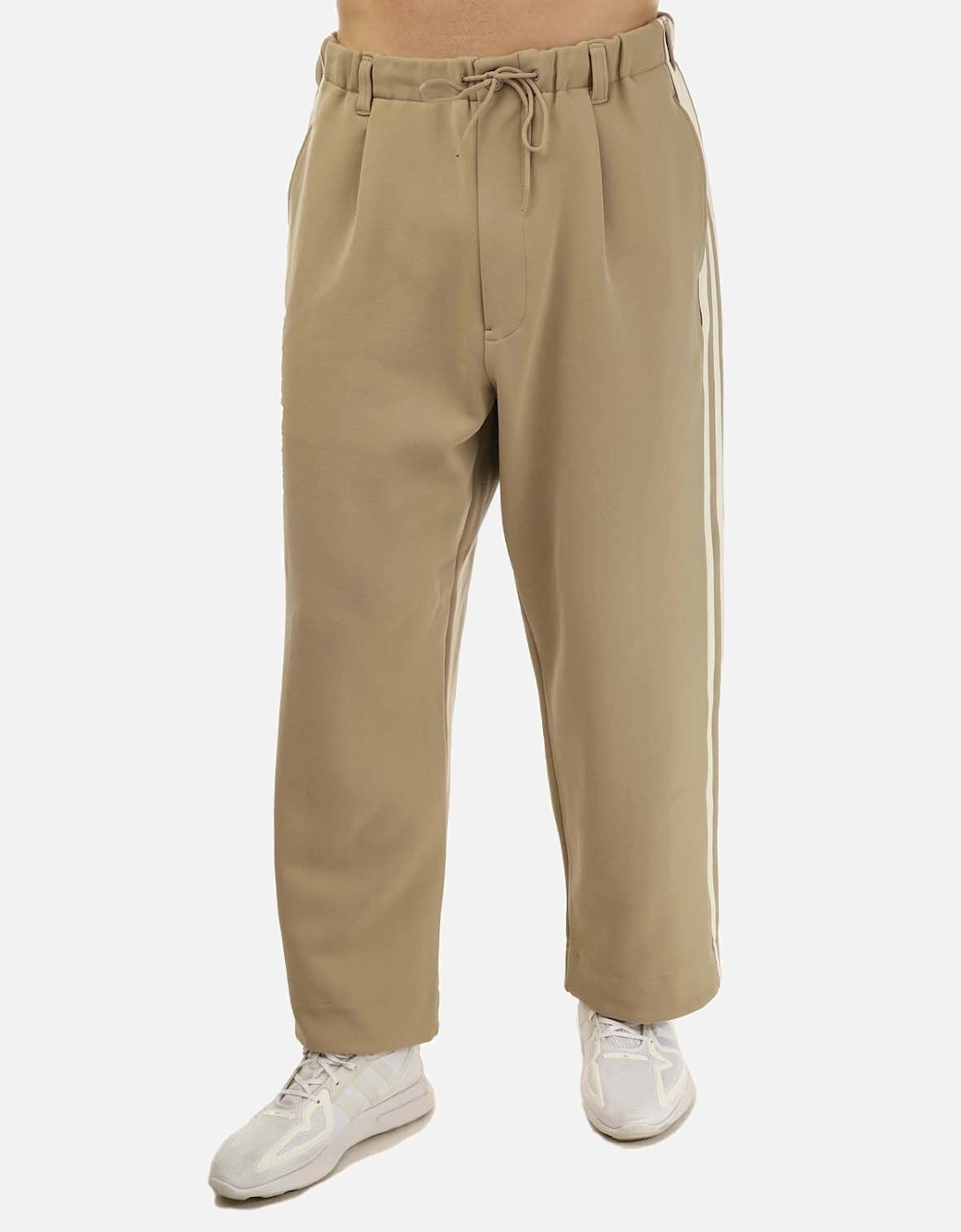 Mens 3 Stripes Trace Track Pants, 4 of 3