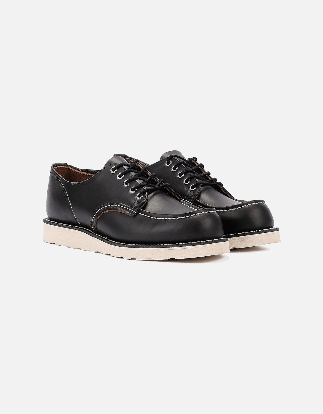 Shoes Shop Moc Oxford 8092 Men's Black Prairie Shoes, 9 of 8