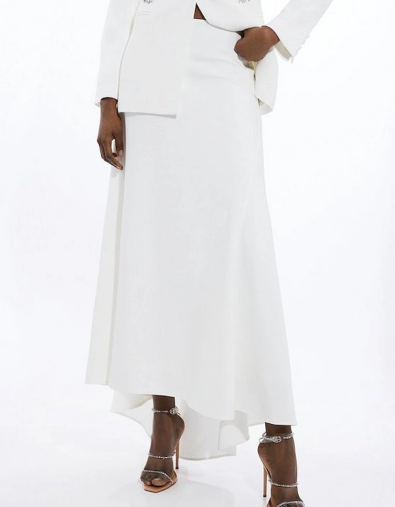 Tailored Maxi Waterfall Skirt