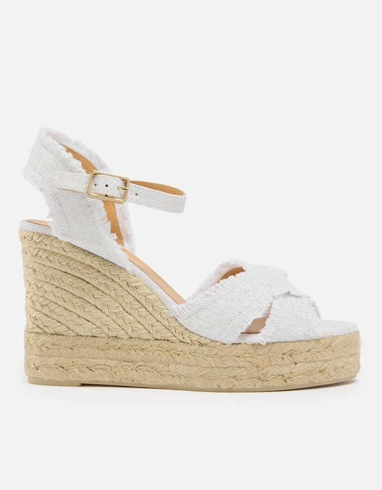 Castañer Women's Bromelia Canvas Espadrille Wedge Sandals