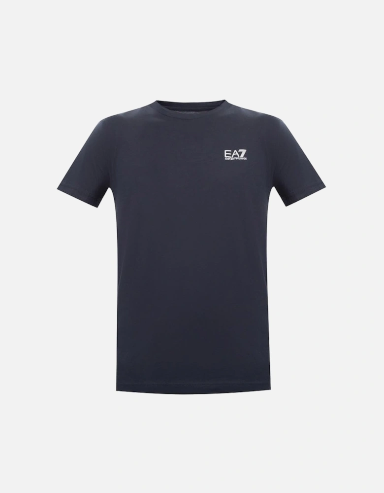 Cotton Basic Navy T-Shirt