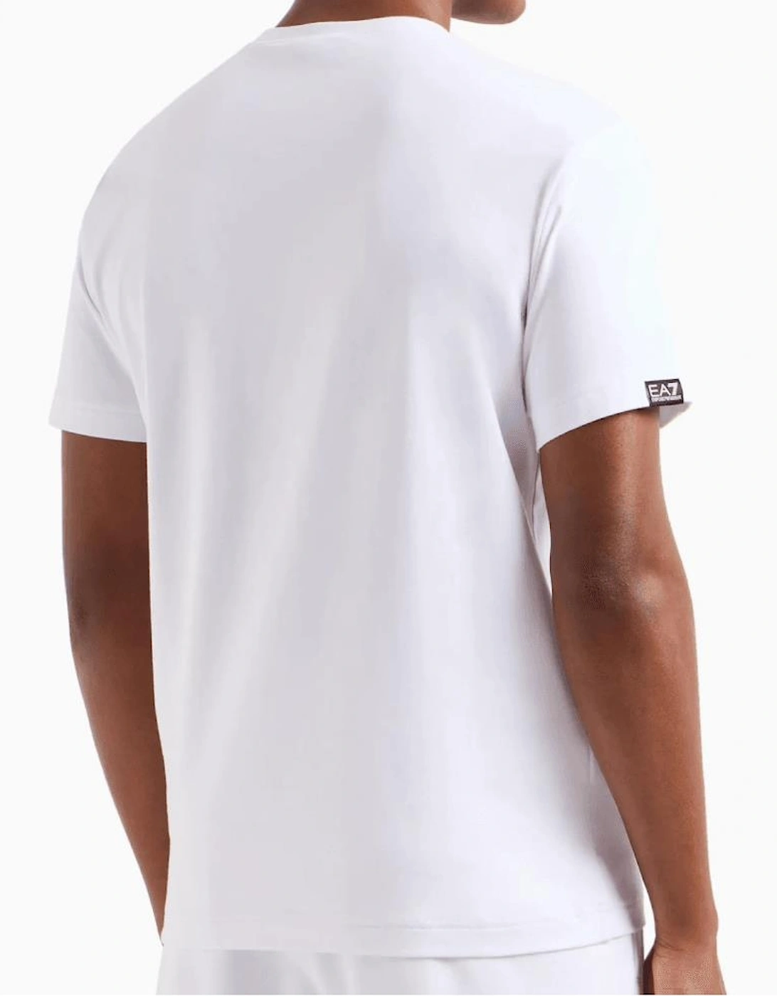 Cotton Printed Logo White/Silver T-Shirt
