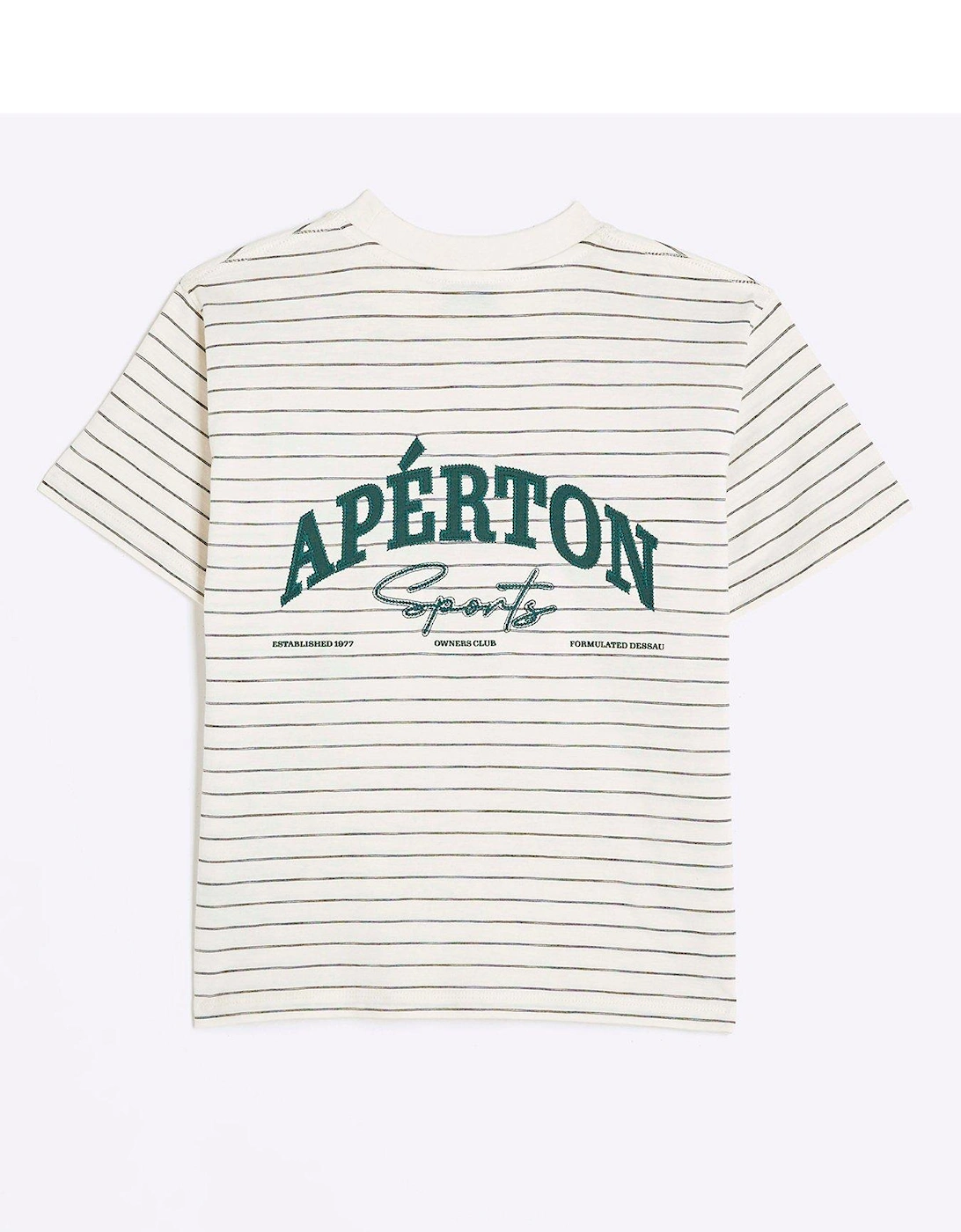 Boys Stripe T-Shirt - Cream