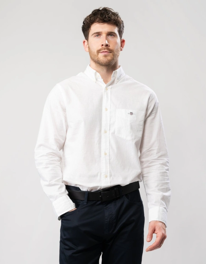 Mens Regular Cotton Linen Shirt