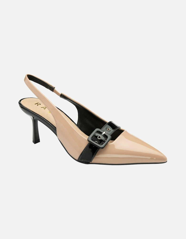 Dalry Buckle Detail Sling Back - Nude