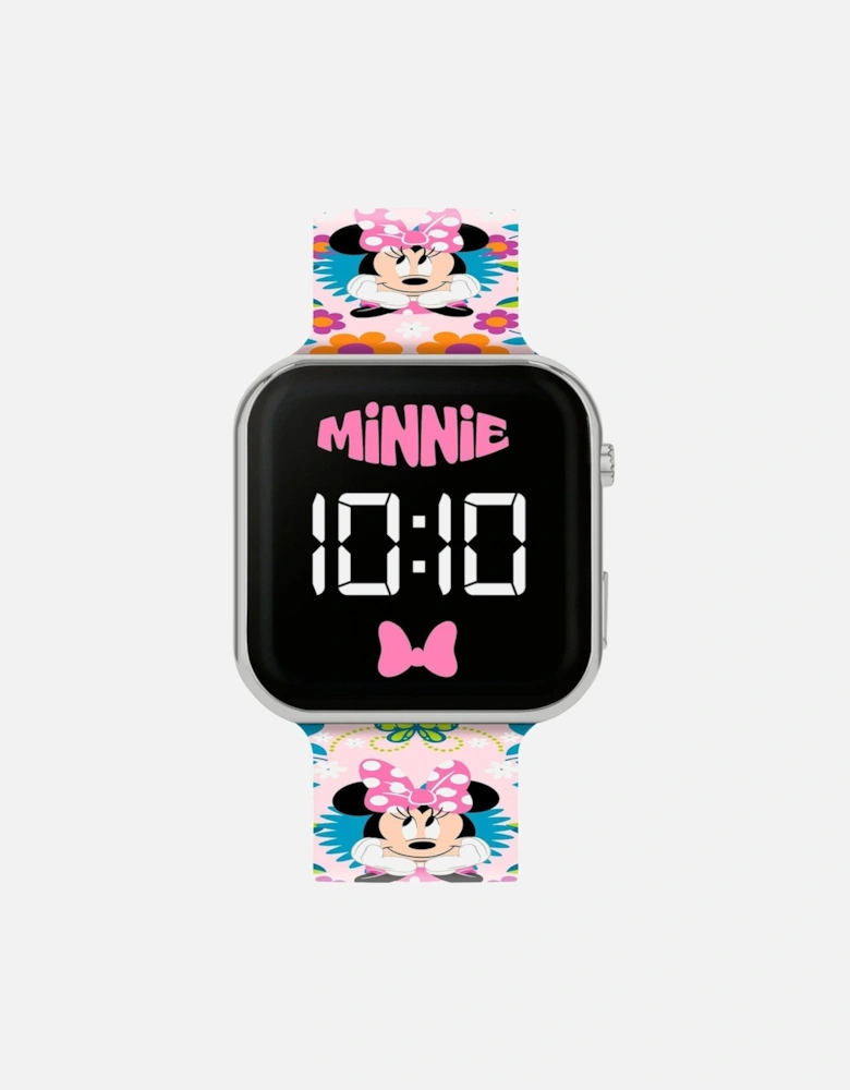 Minnie Mouse Printed LED Watch