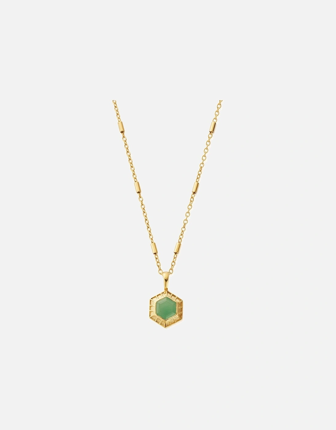 GOLD HAPPINESS AVENTURINE NECKLACE, 2 of 1