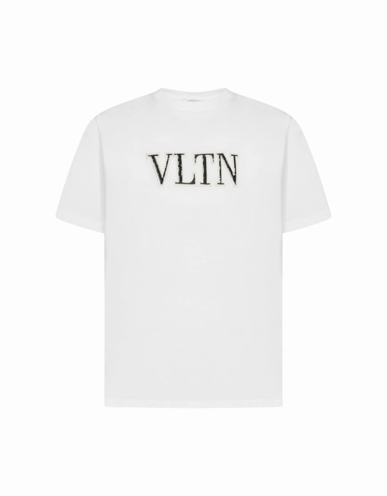 VLTN Embroidered White T-Shirt