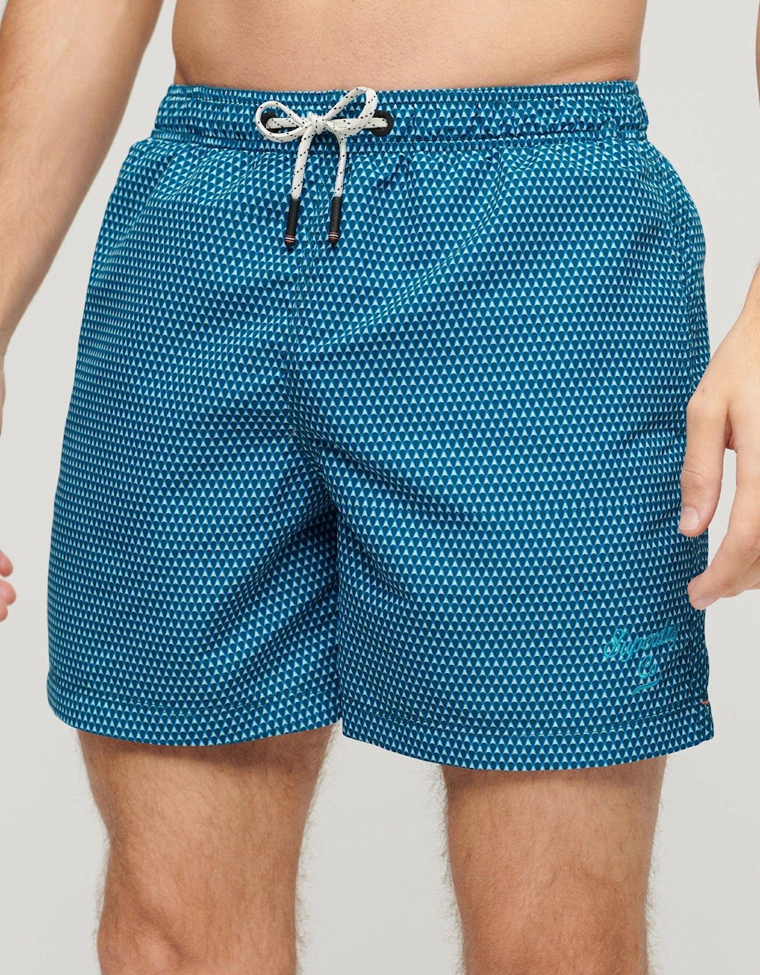 Printed 15" Swim Shorts - Blue, 2 of 1