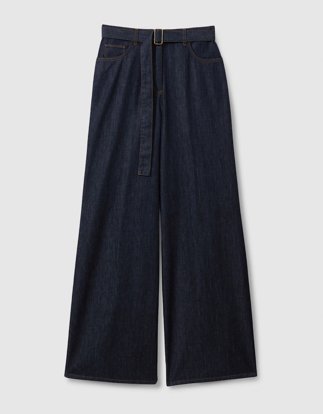 Belted Wide Leg Jeans, 2 of 1