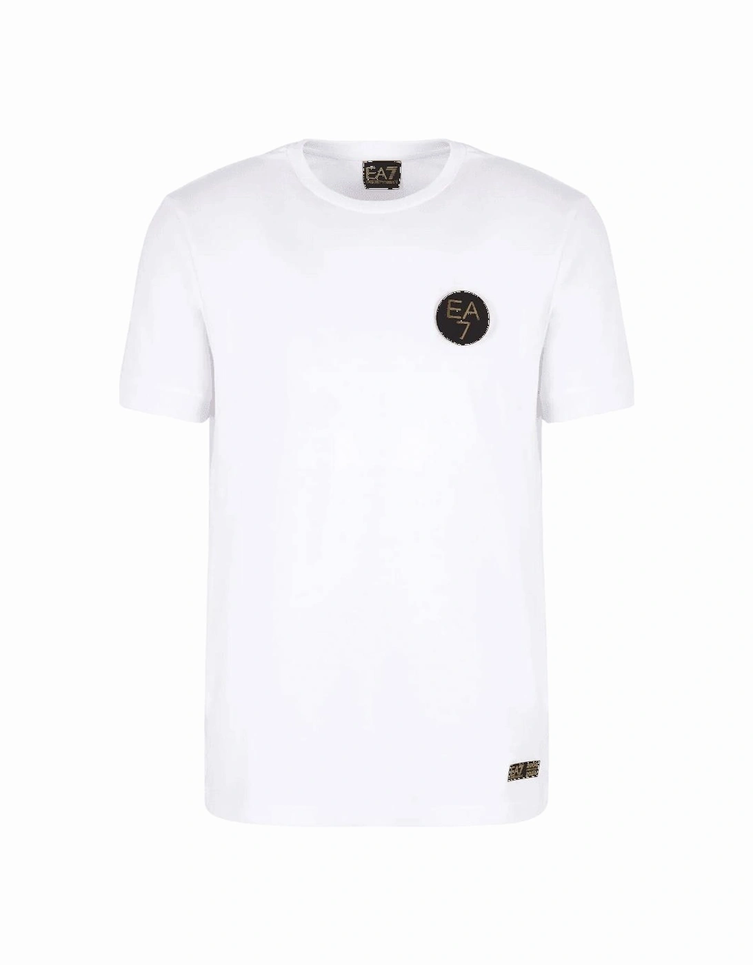 Gold Anniversary Logo White Viscose T-Shirt, 3 of 2
