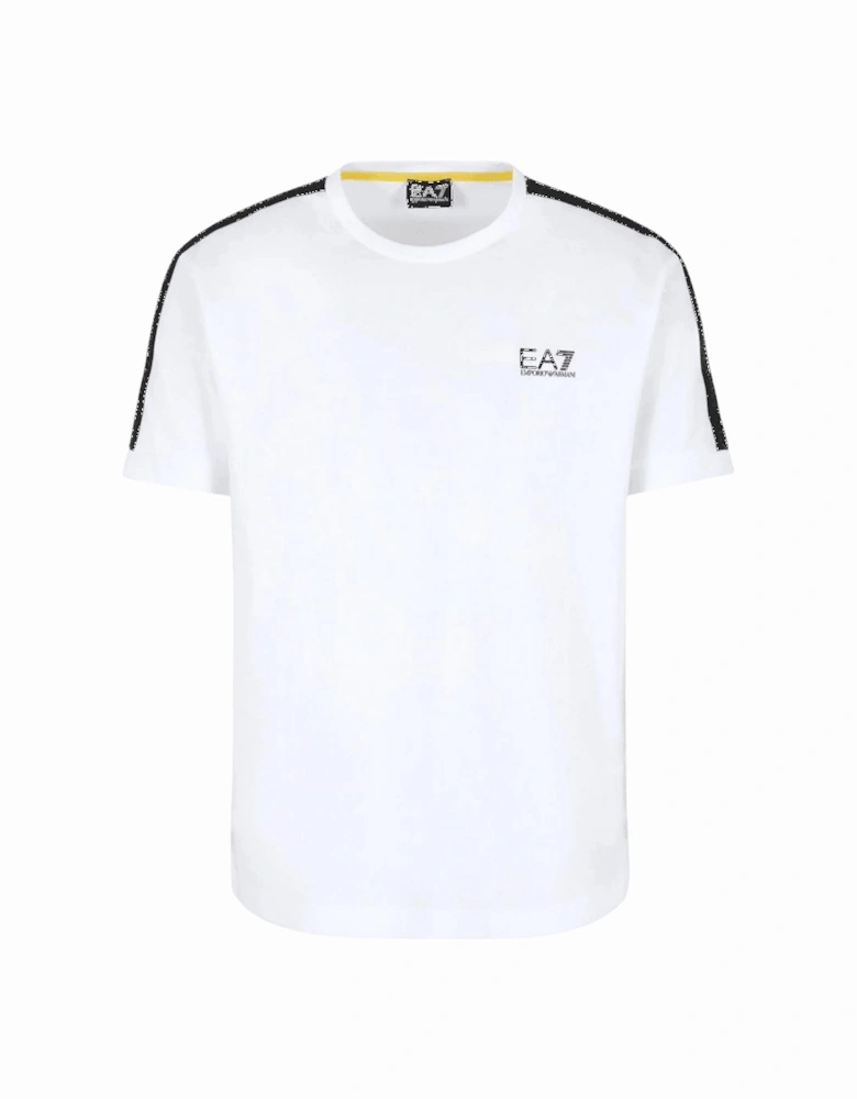 Cotton Tape Logo White T-Shirt