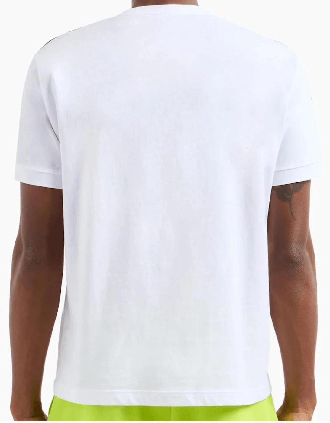 Cotton Tape Logo White T-Shirt