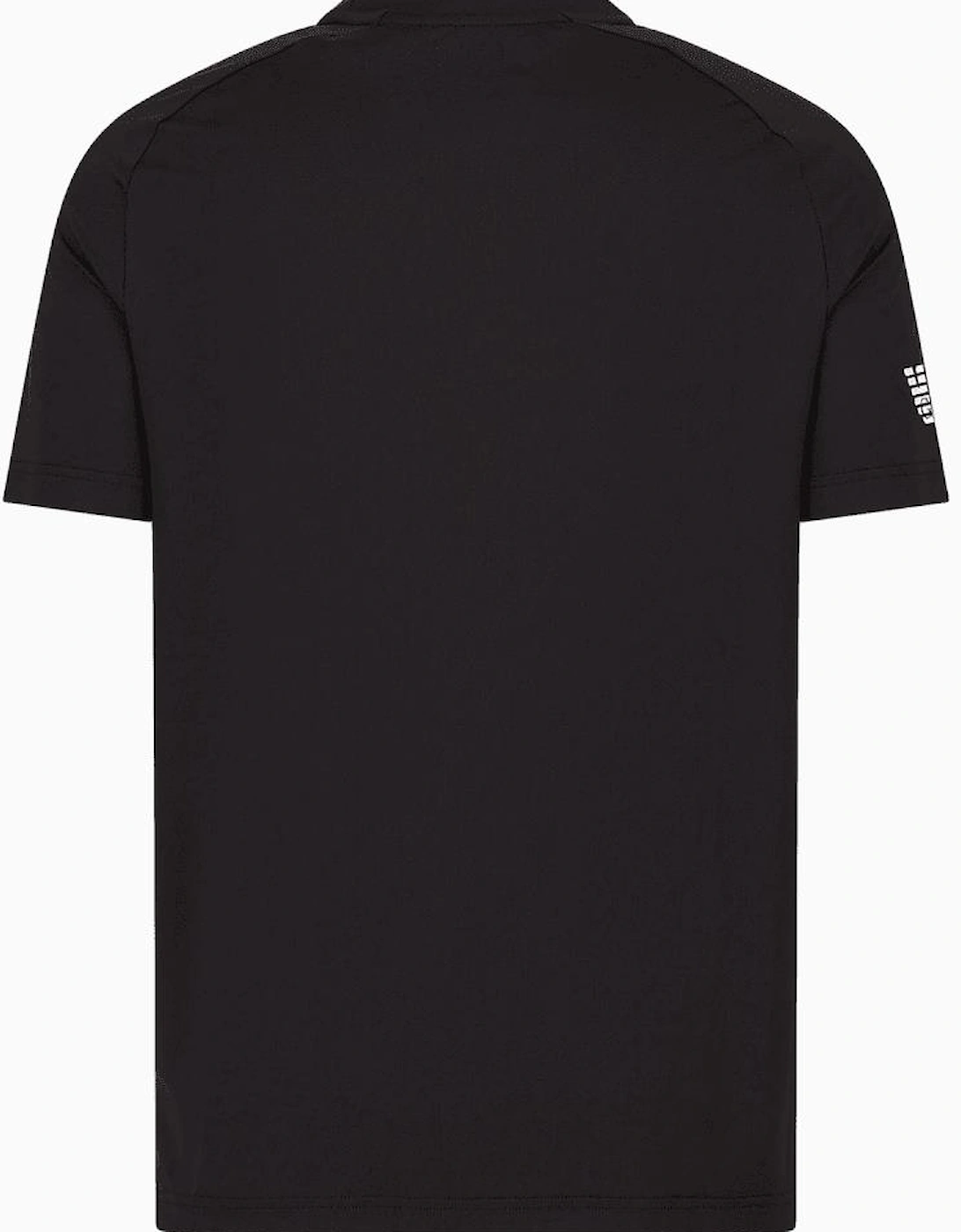 Ventus7 Breathable Black Poly T-Shirt