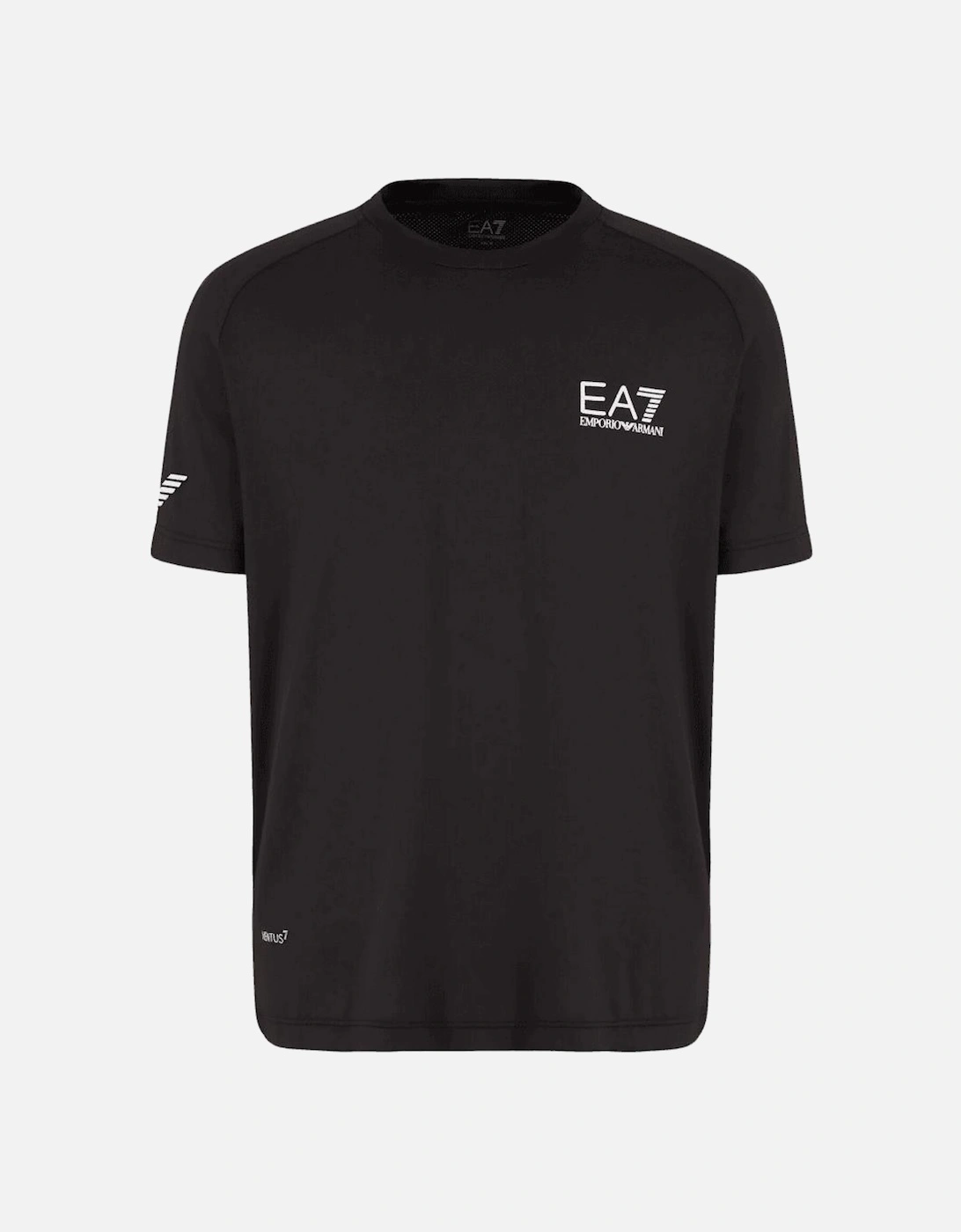 Ventus7 Breathable Black Poly T-Shirt, 3 of 2