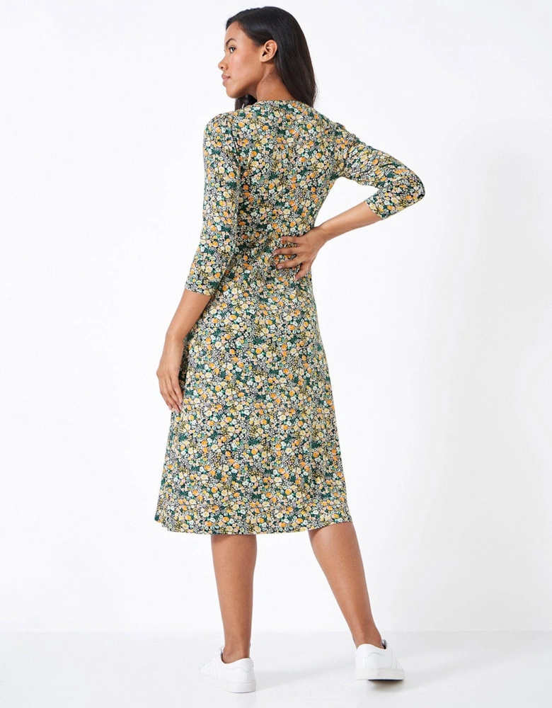 Emi Print Jersey Dress - Multi