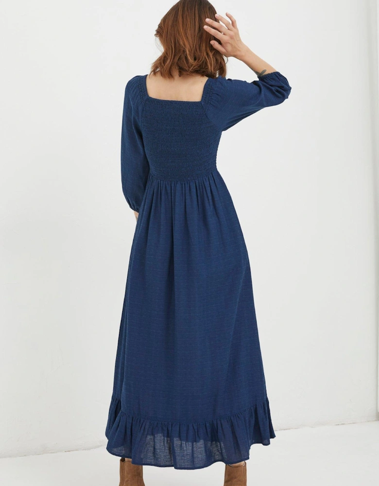 Adele Midi Dress - Blue