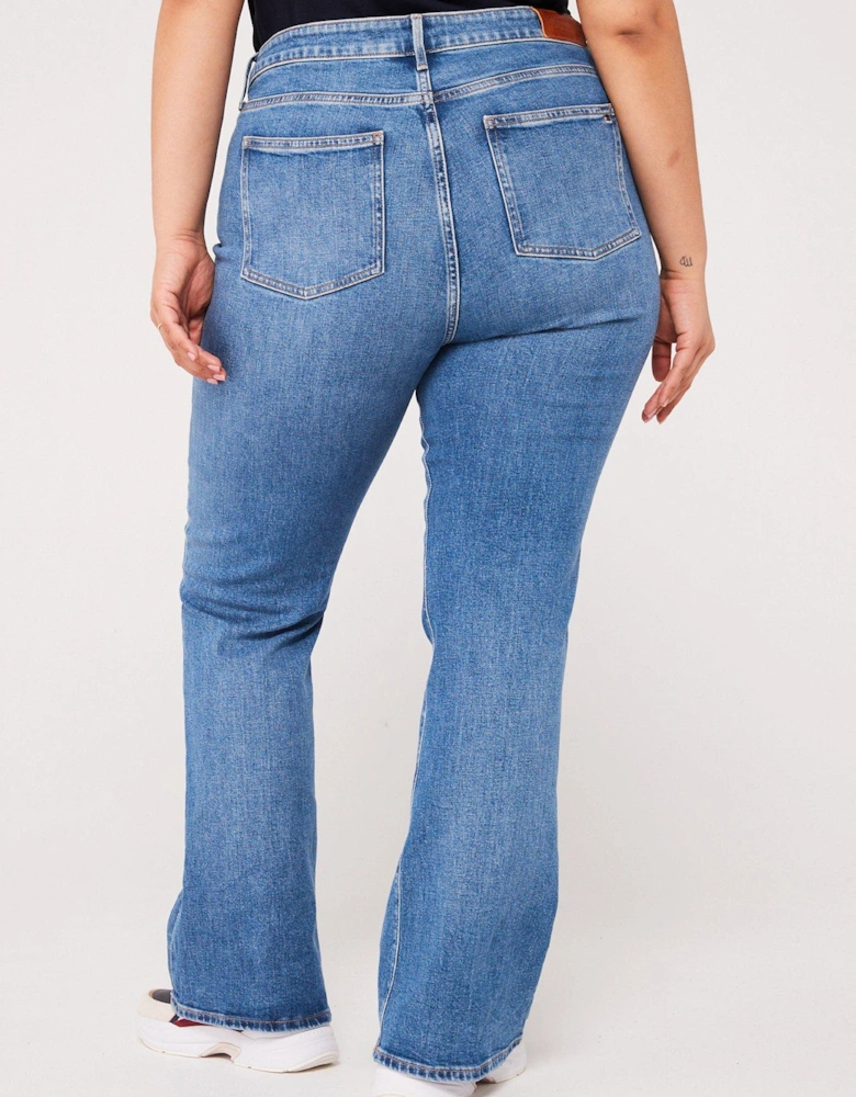 Plus Size Bootcut Jeans - Blue