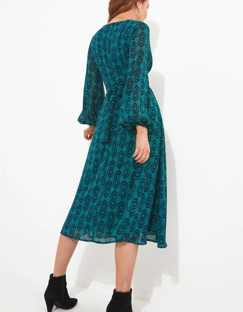 Tamzin Printed Dress - Green