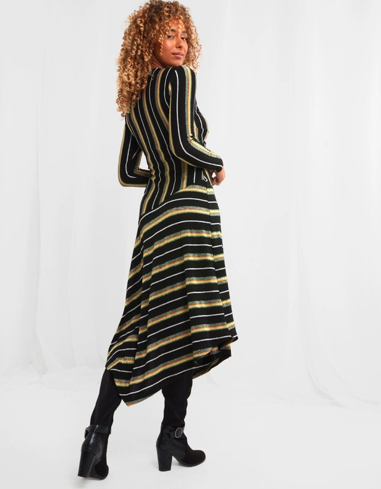 Stripe Midi Dress - Multi