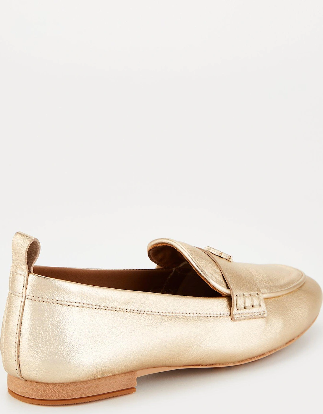 Leather Loafers - Beige