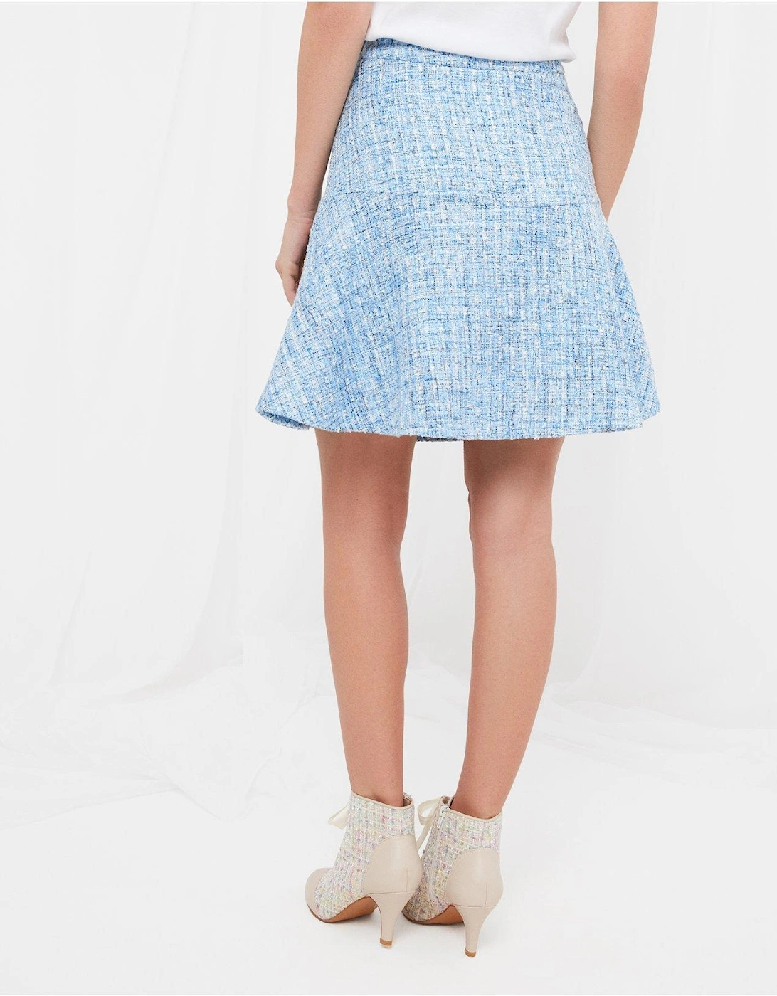 Chloe's Boucle Skirt - Blue