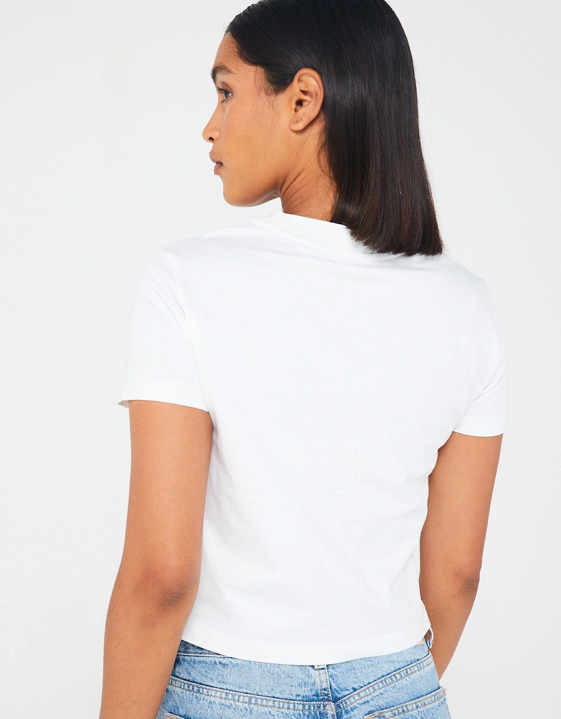 Monologo Cropped T-shirt - White