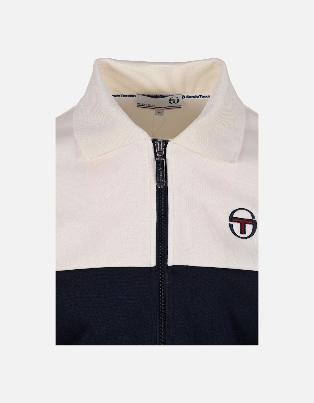 Tomme Track Top Gardenia/Maritime Blue