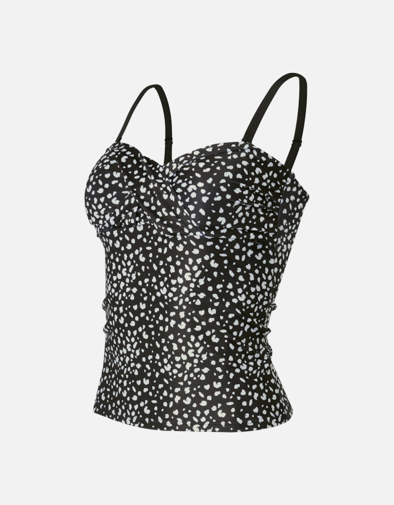 Womens/Ladies Aceana III Polka Dot Tankini Top