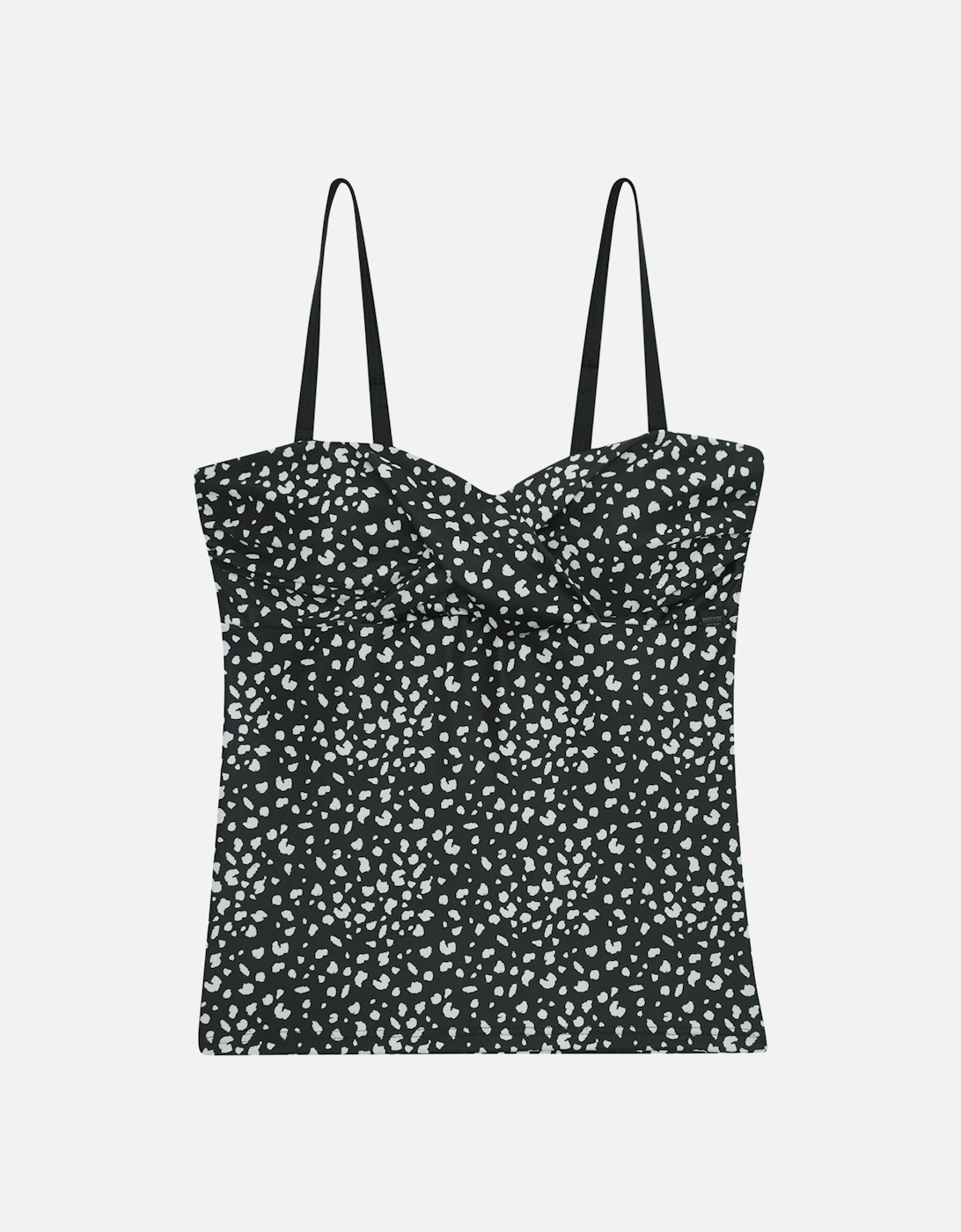 Womens/Ladies Aceana III Polka Dot Tankini Top, 5 of 4