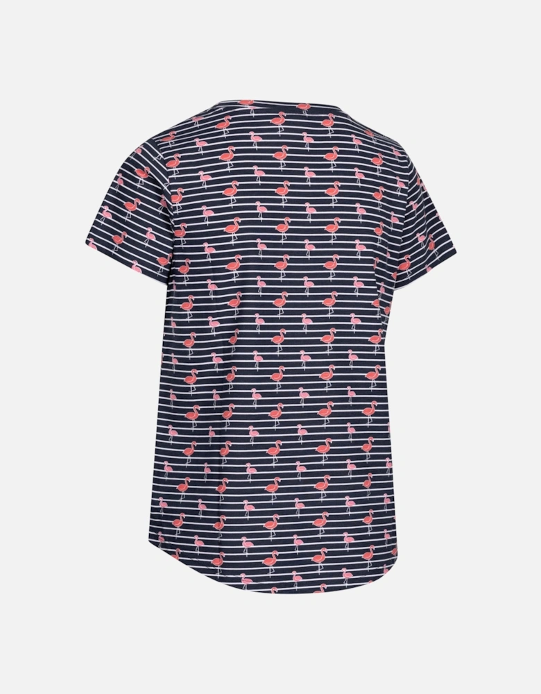 Womens/Ladies Cara Flamingo Casual Top